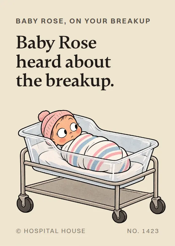Baby Rose breakups & divorce card: Baby Rose heard about the breakup.
